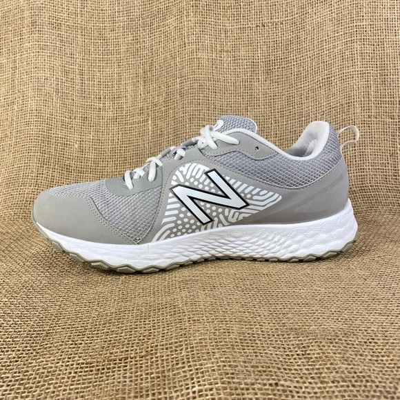 🛑SOLD🛑 new balance turf trainer baseball shoes running gray white size 13 D - Picture 3 of 10